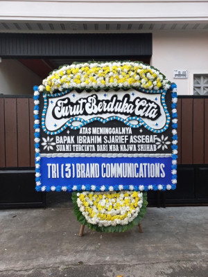 Papan Bunga Duka di Kiara Payung